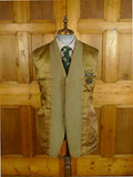 25/0510 vintage philips & piper heavyweight green keepres tweed hacking jacket w/ ghillie collar 41 regular