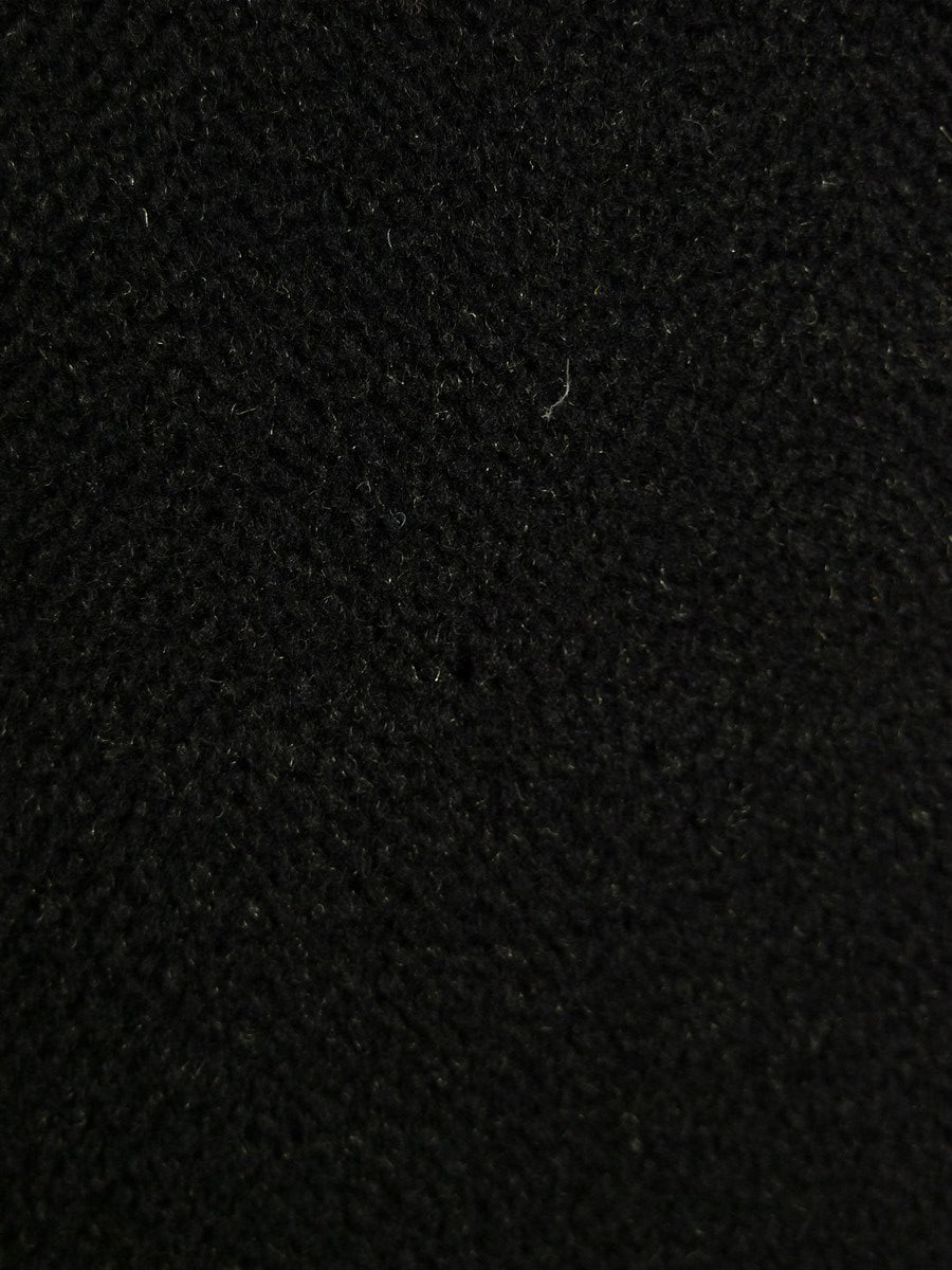 25/0531 superb genuine 1940s 1950s vintage extra-heavy black textured crombie wool d/b overcoat king coat 42-44