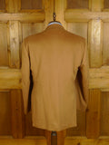 25/0515 immaculate gieves savile row wool & 15% cashmere camel sports jacket blazer 45 long