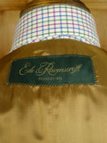 25/0517 immaculate ede & ravenscroft green doeskin wool country waistcoat w/ gold buttons 41