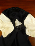 25/0498 vintage 1958 anderson & sheppard savile row bespoke midnight blue high-rise evening trouser 38