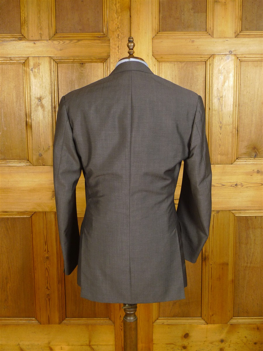 25/0522 immaculate 2021 anderson & sheppard savile row bespoke grey d/b mohair suit 42-43 long
