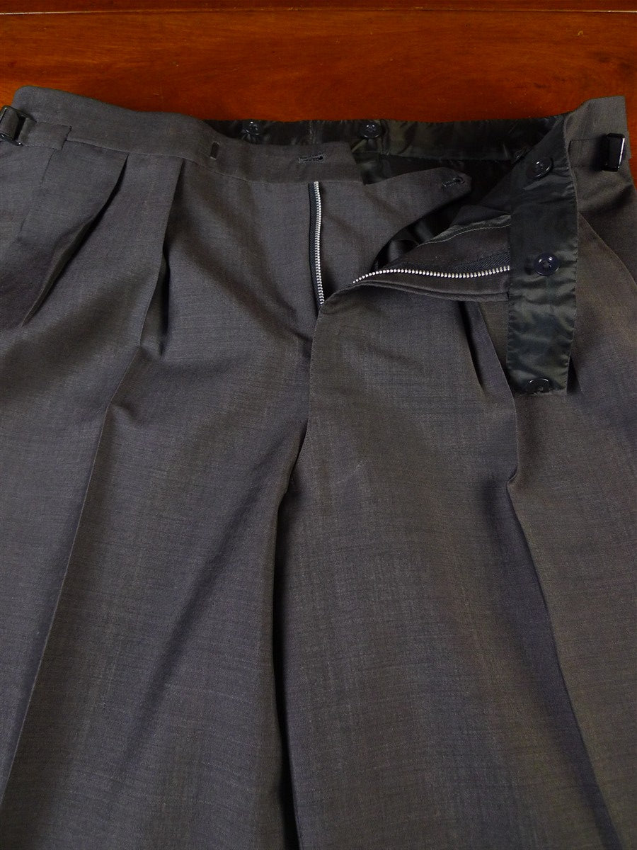25/0522 immaculate 2021 anderson & sheppard savile row bespoke grey d/b mohair suit 42-43 long