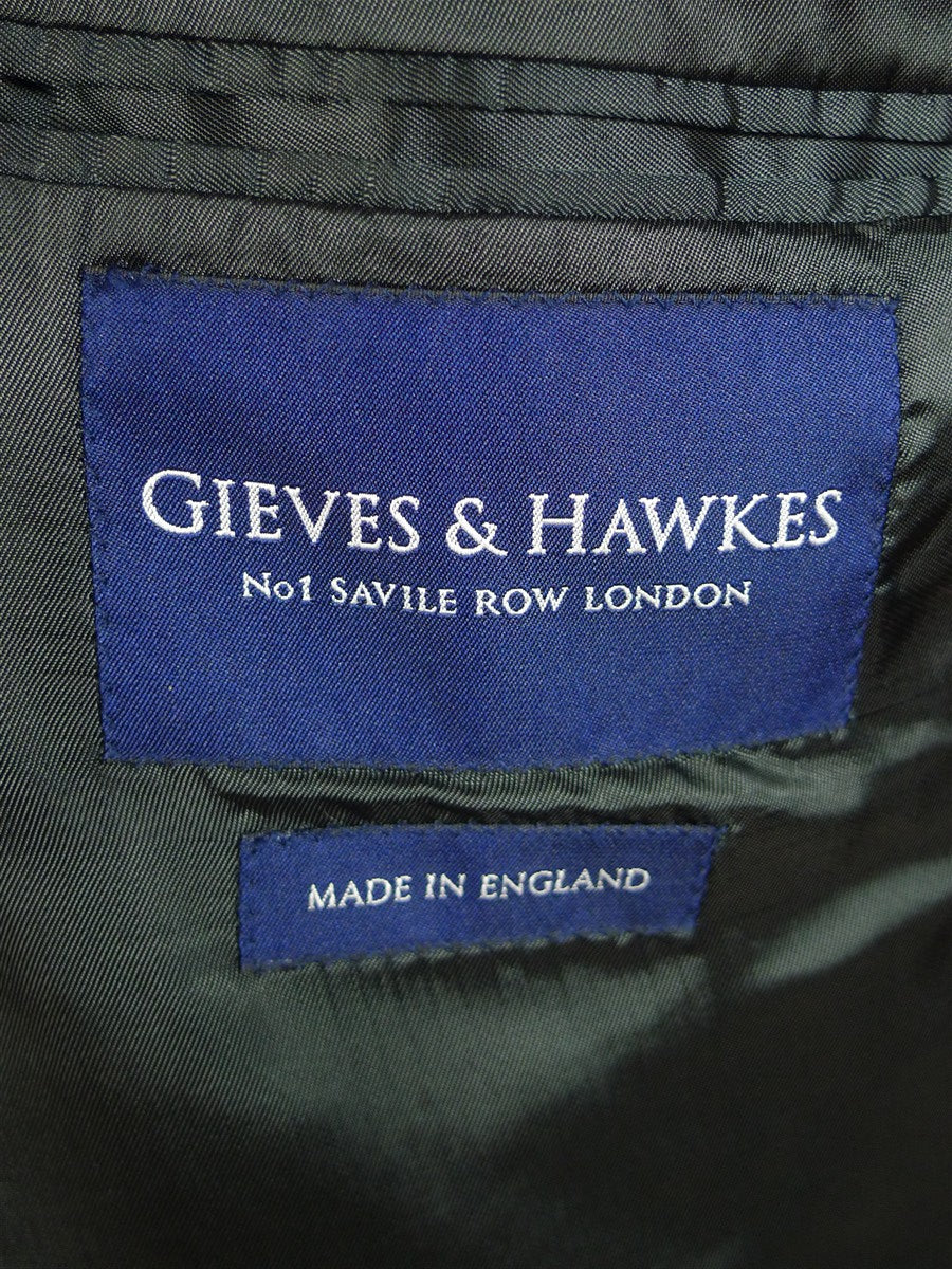25/0524 immaculate gieves & hawkes savile row black wool dinner suit 46 regular