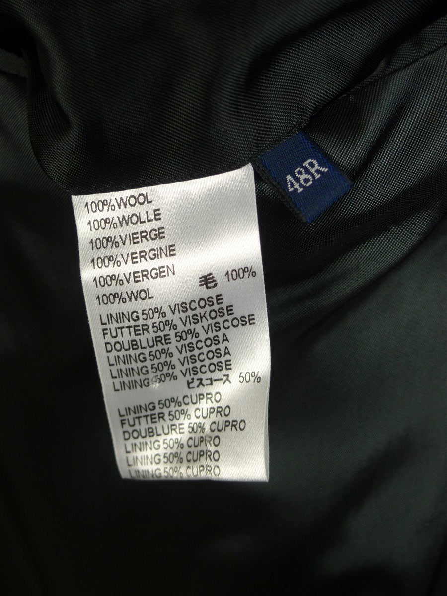 25/0524 immaculate gieves & hawkes savile row black wool dinner suit 46 regular