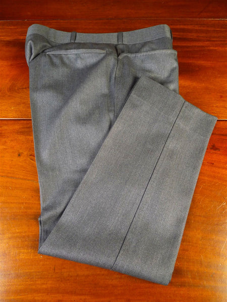 25/0544 vintage savile row bespoke grey cavalry twill trouser 36