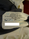 25/0544 vintage savile row bespoke grey cavalry twill trouser 36