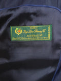 25/0970 new (SECONDS) hackett 14 savile row super 150s merino wool navy blue herringbone suit 42 long