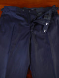 25/0970 new (SECONDS) hackett 14 savile row super 150s merino wool navy blue herringbone suit 42 long