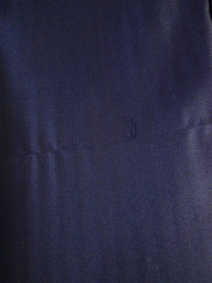 25/0970 new (SECONDS) hackett 14 savile row super 150s merino wool navy blue herringbone suit 42 long