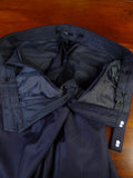 25/0970 new (SECONDS) hackett 14 savile row super 150s merino wool navy blue herringbone suit 42 long