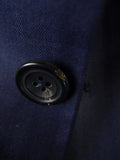 25/0970 new (SECONDS) hackett 14 savile row super 150s merino wool navy blue herringbone suit 42 long