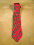 25/0602 near immaculate hermes limited edition for martell 1993 grand national silk tie w/ box