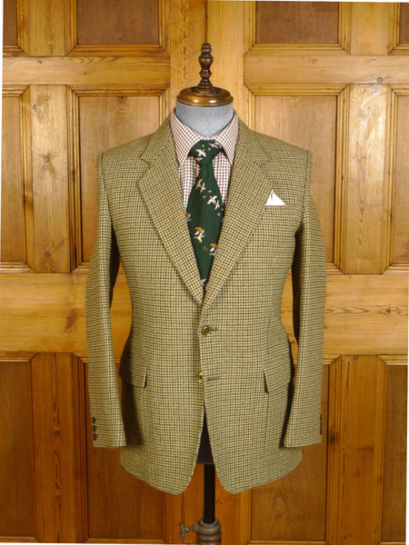 25/0580 immaculate vintage bespoke tailored john g hardy alsport cloth tweed jacket 37 regular