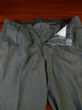 25/0662 vintage 1995 savile row bespoke grey worsted & mohair high-rise trouser 39-44
