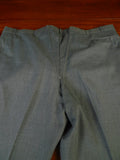 25/0662 vintage 1995 savile row bespoke grey worsted & mohair high-rise trouser 39-44