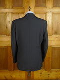 25/0963 immaculate versace classic dark blue stripe suit jacket blazer 45 long