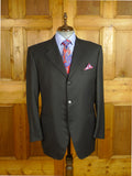 25/0964 immaculate lanvin charcoal grey wool suit jacket blazer 46 regular