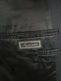 25/0964 immaculate lanvin charcoal grey wool suit jacket blazer 46 regular