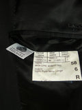 25/0964 immaculate lanvin charcoal grey wool suit jacket blazer 46 regular