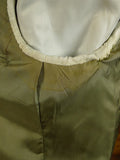 25/0620 heavyweight 1960s vintage daks simpson brown herringbone tweed gamekeeper style jacket w/ ghillie collar 44 short