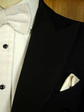25/0625 vintage 1935 city of london bespoke black barathea evening tailcoat 37-38 regular to long