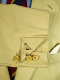 25/0648 vintage bespoke tailored beige linen sports jacket blazer 47 regular