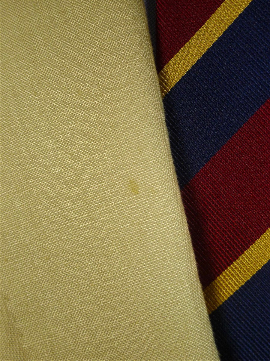 25/0648 vintage bespoke tailored beige linen sports jacket blazer 47 regular