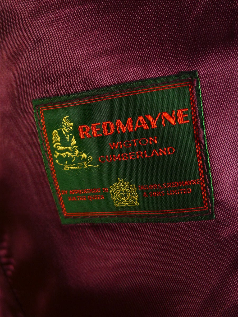 25/0637 immaculate vintage redmayne green / red paisley rayon silk country / morning waistcoat 38