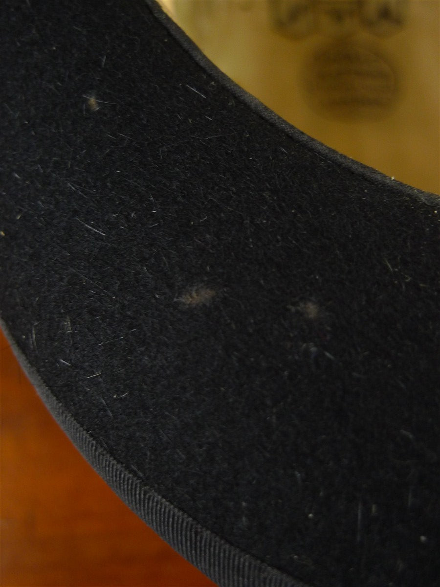 25/0633 vintage lock & co. hard coke black fur felt bowler hat 56cms