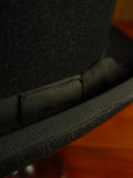 25/0632 vintage lock & co. hard coke black fur felt bowler hat 56cms