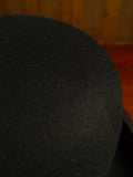 25/0632 vintage lock & co. hard coke black fur felt bowler hat 56cms
