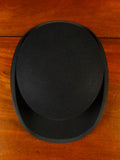 25/0632 vintage lock & co. hard coke black fur felt bowler hat 56cms