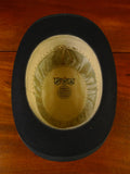 25/0632 vintage lock & co. hard coke black fur felt bowler hat 56cms