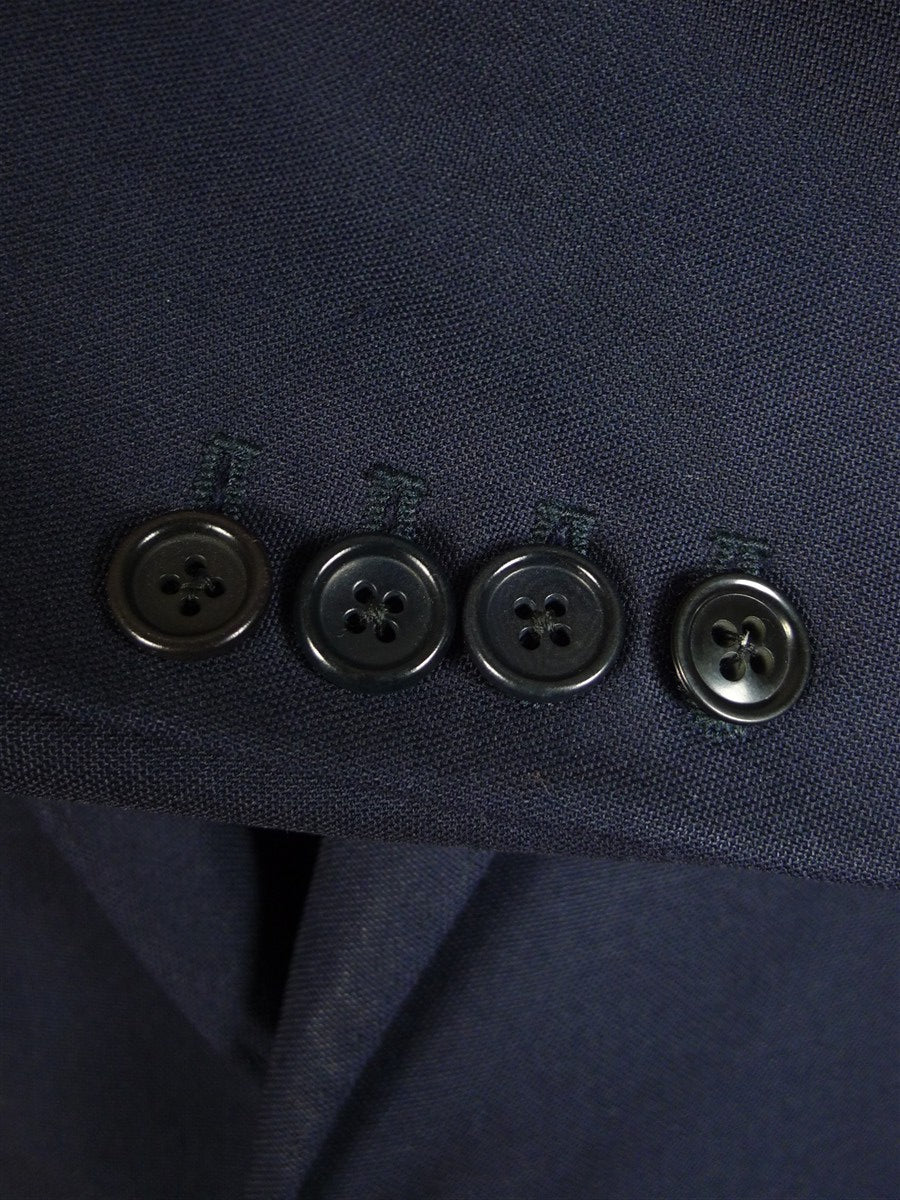 25/0644 vintage bespoke tailored navy blue mohair blazer 44 regular