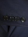 25/0644 vintage bespoke tailored navy blue mohair blazer 44 regular