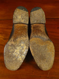 25/0658 vintage church's black calf leather oxford shoe uk 10.5