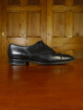 25/0658 vintage church's black calf leather oxford shoe uk 10.5