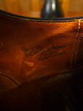 25/0658 vintage church's black calf leather oxford shoe uk 10.5