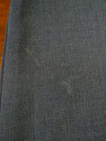 25/0662 vintage 1995 savile row bespoke grey worsted & mohair high-rise trouser 39-44