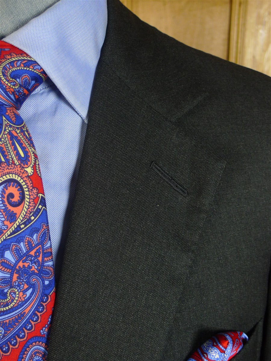 25/0677 brian staples savile row bespoke grey worsted suit 40 long