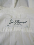 25/0656 immaculate ede & ravenscroft white marcella front evening dress shirt 16