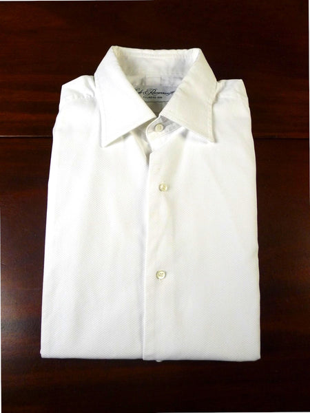 25/0656 immaculate ede & ravenscroft white marcella front evening dress shirt 16