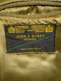 25/0688 john g hardy heavyweight green keepers tweed jacket 43-44 regular