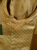 25/0689 harry hall heavyweight green keepers tweed jacket w/ ghillie collar 43 regular