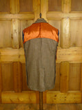 25/0706V hackett new w/tags brown gun check tweed field coat overcoat w/ detachable liner (rrp £750) various sizes - last few