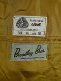 25/0691 wonderful vintage british light brown donegal weave tweed gamekeeper jacket 38-39 short