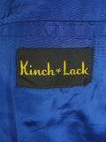 25/0693 immaculate vintage british canvassed midnight blue shawl lapel velvet evening / smoking / dinner jacket 39 short to regular