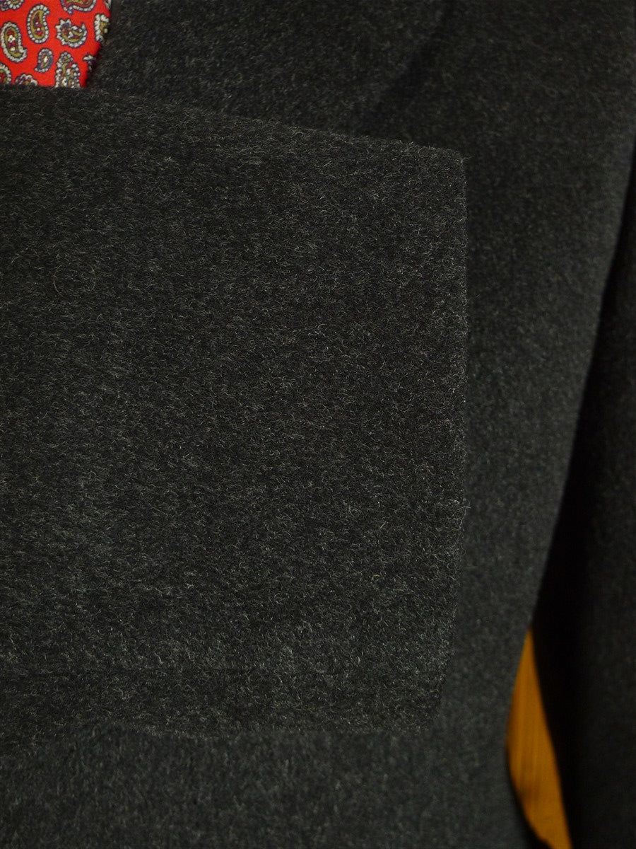 25/0703 immaculate genuine vintage grey crombie wool overcoat 38-39