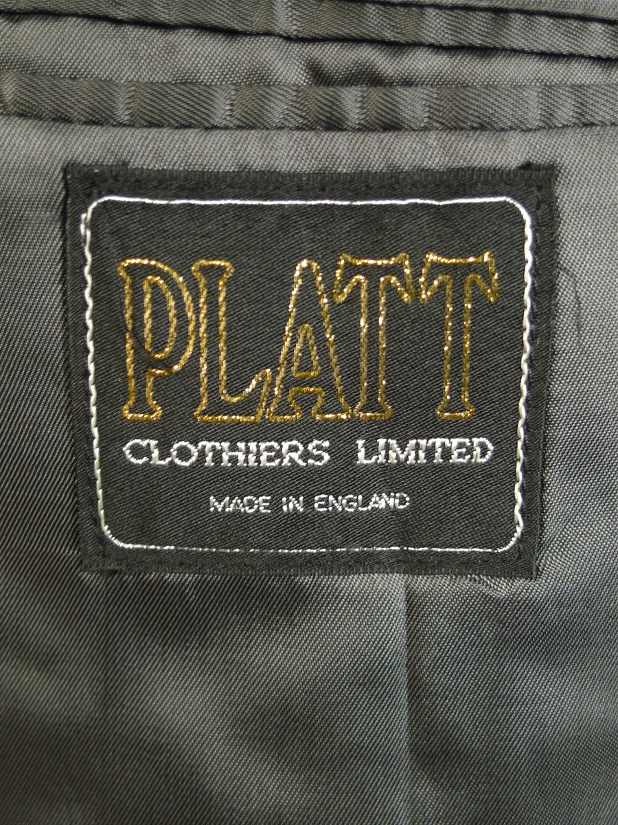 25/0703 immaculate genuine vintage grey crombie wool overcoat 38-39